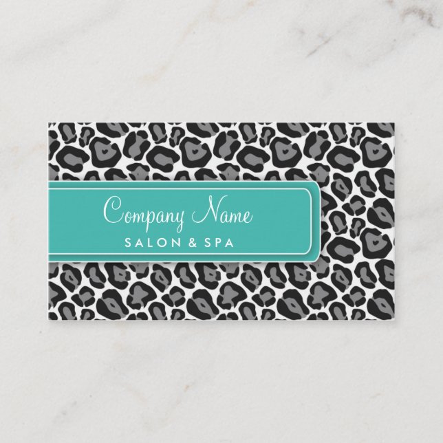 Cartões de visitas femininos do salão de beleza do (Frente)