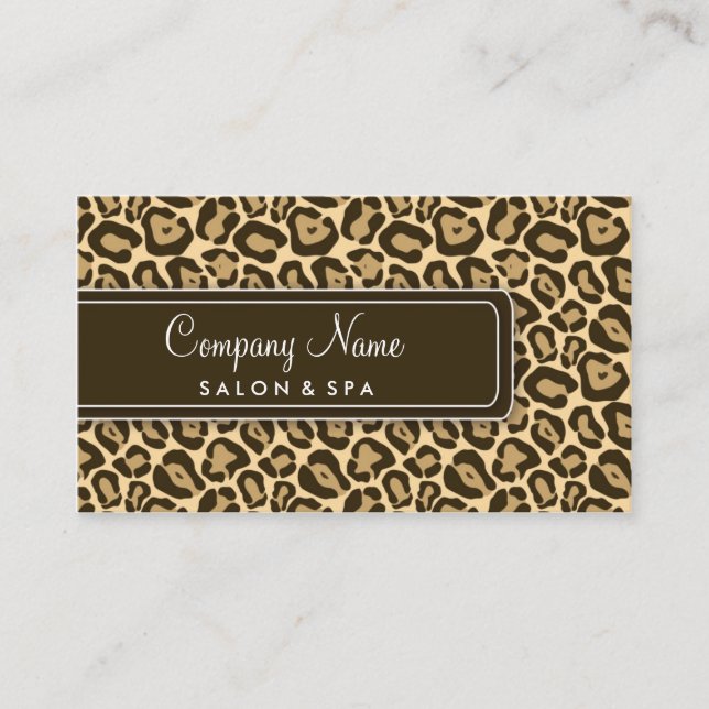 Cartões de visitas femininos do salão de beleza do (Frente)