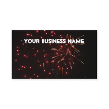 Cartões de visitas Fireworks