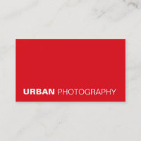 cartões de visitas > fotografia urbana [vermelha]