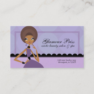 Cartões de visitas Glamor Priss