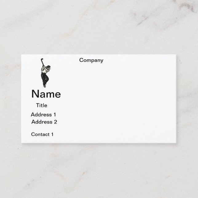 cartões de visitas GOLF PRO (Frente)