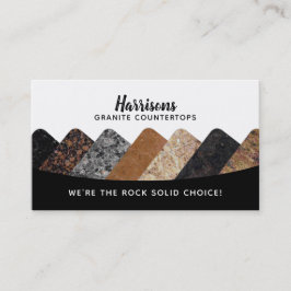 Cartões de visitas granitos