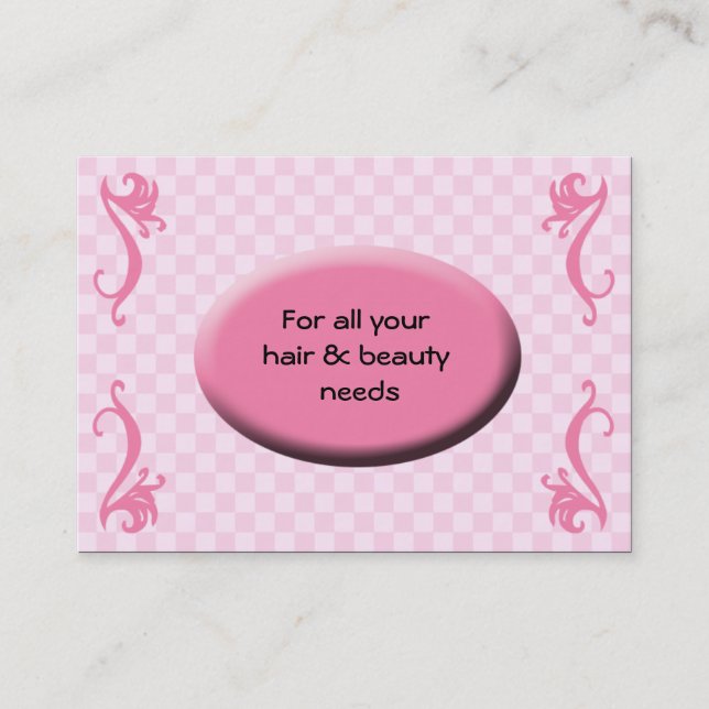 Cartões de visitas Hair Salon (Frente)