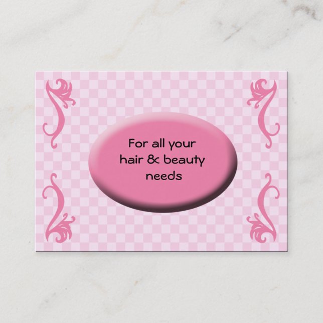 Cartões de visitas Hair Salon (Frente)