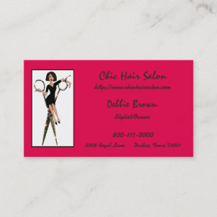 Cartões de visitas Hair Salon com DIVAtude