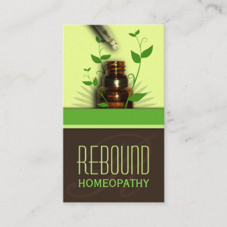 Cartões de visitas Holísticos de Homeopatia de Ter