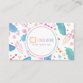 Cartões de visitas independentes Boho do varejista