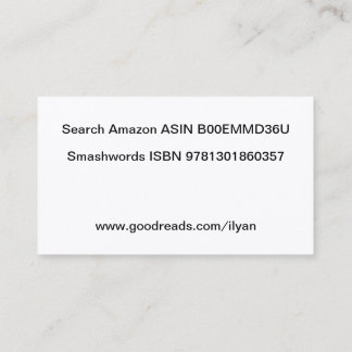 Cartões de visitas indestrutíveis séptuplos