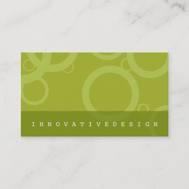 Cartões de visitas inovadores de Design (Frente)