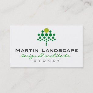 cartões de visitas > landscaper [verde: limão]