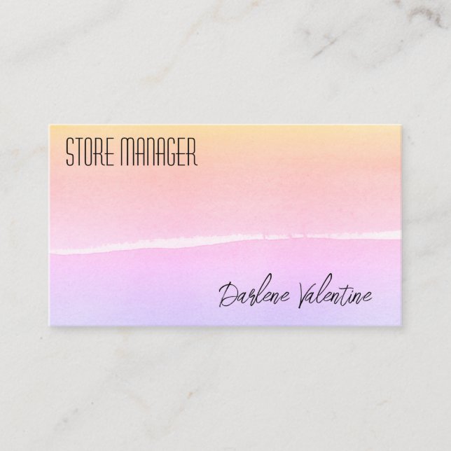 Cartões de visitas lindíssimos (Frente)