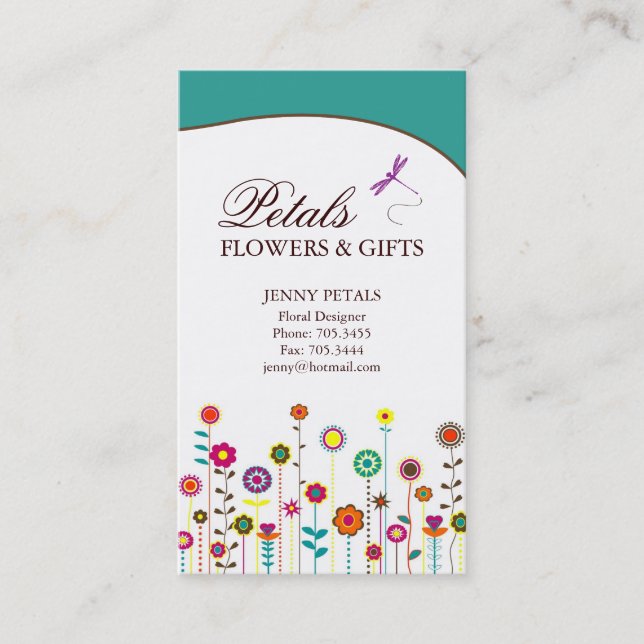 Cartões de visitas lunáticos (Frente)