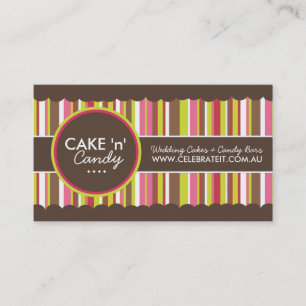 Cartões de visitas lunáticos da padaria