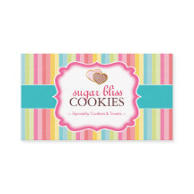 Cartões de visitas lunáticos dos biscoitos