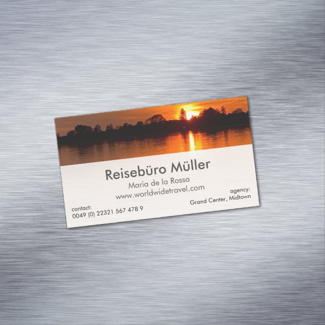 Cartões de visitas magnéticos (Posição Original)