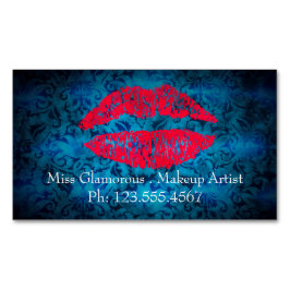 Cartões de visitas magnéticos para maquilhadores