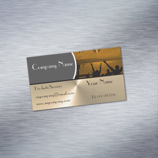 Cartões de visitas Magnéticos Personalizados Com F (Posição Original)