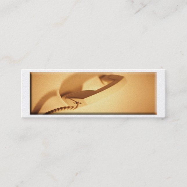 cartões de visitas magros: (Frente)