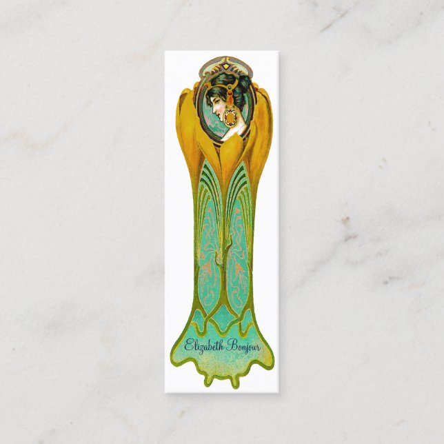 Cartões de visitas magros do ~ do êxtase da flor (Frente)