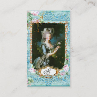 Cartões de visitas Marie Antonette