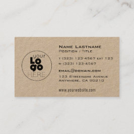 Cartões de visitas masculinos do logotipo personal