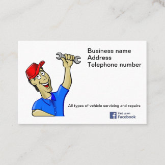 Cartões de visitas Mecânicos - Faça deles seus pró