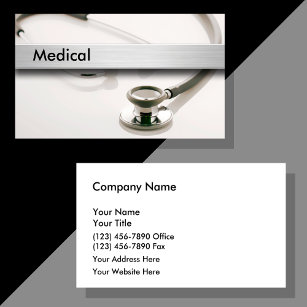 Cartões de visitas médicos