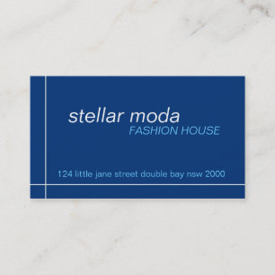 cartões de visitas > moda estelar [marinho+azul]
