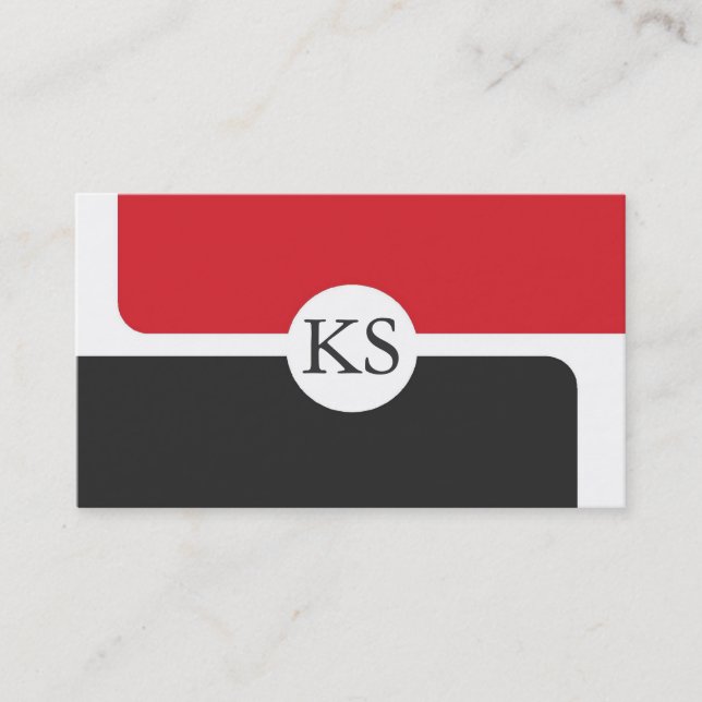 Cartões de visitas modernos (Frente)