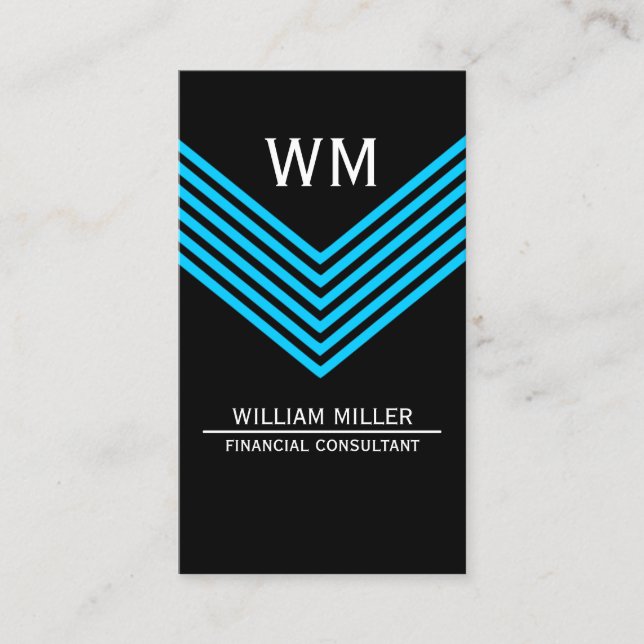 Cartões de visitas modernos (Frente)