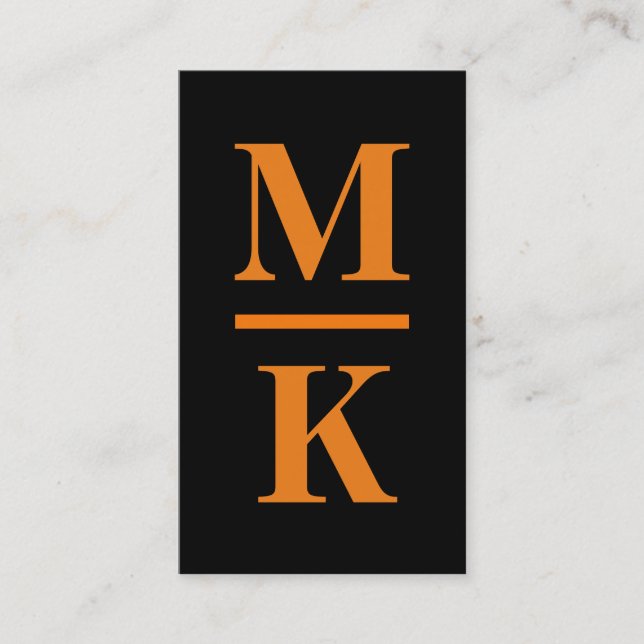 Cartões de visitas modernos corajosos (Frente)