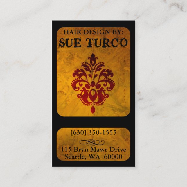 Cartões de visitas modernos de gama alta (Frente)