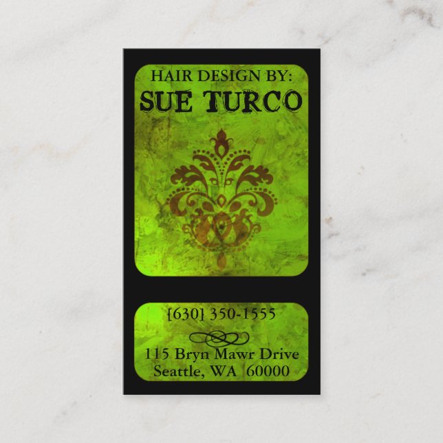 Cartões de visitas modernos de gama alta (Frente)