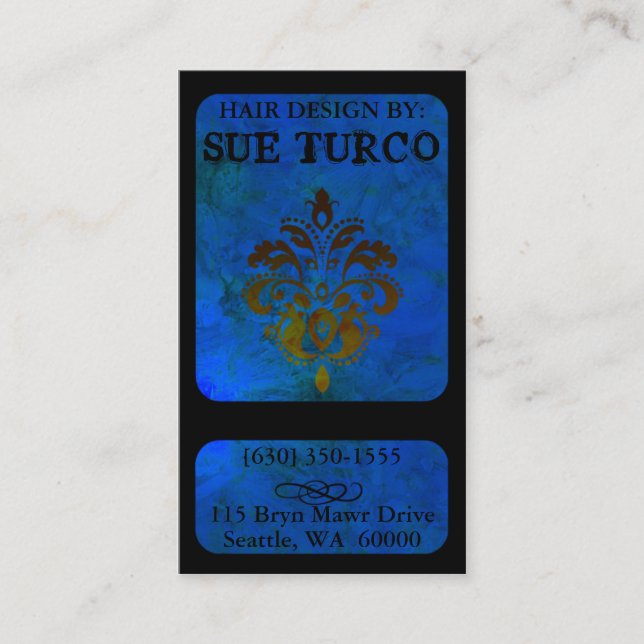 Cartões de visitas modernos de gama alta (Frente)