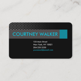 Cartões de visitas modernos do favo de mel do