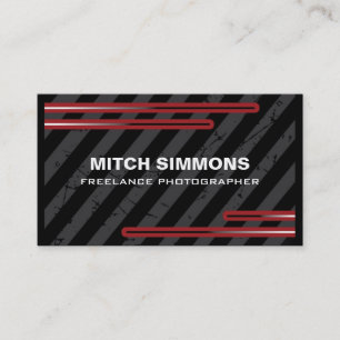 Cartões de visitas modernos do Grunge