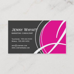 Cartões de visitas modernos do monograma