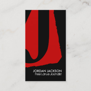 Cartões de visitas modernos do monograma