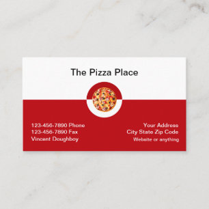 Cartões de visitas Modernos do Restaurante Italia