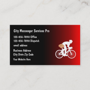 Cartões de visitas modernos do Serviço Bicycle M