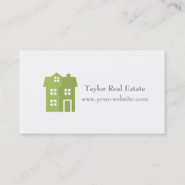 Cartões de visitas modernos dos bens imobiliários