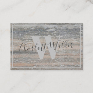 Cartões de visitas - Monograma da Veina de Travert