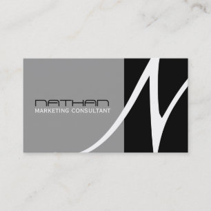 Cartões de visitas Monogramas exclusivos