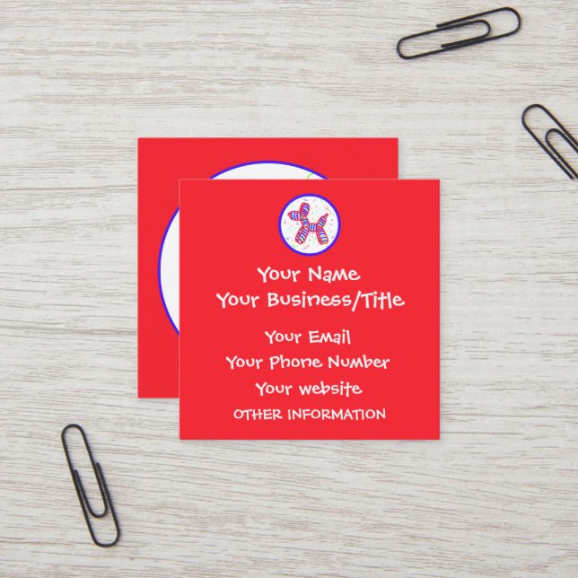 Cartões de visitas na Praça do Cachorro Vermelho B (Frente/Verso In Situ)