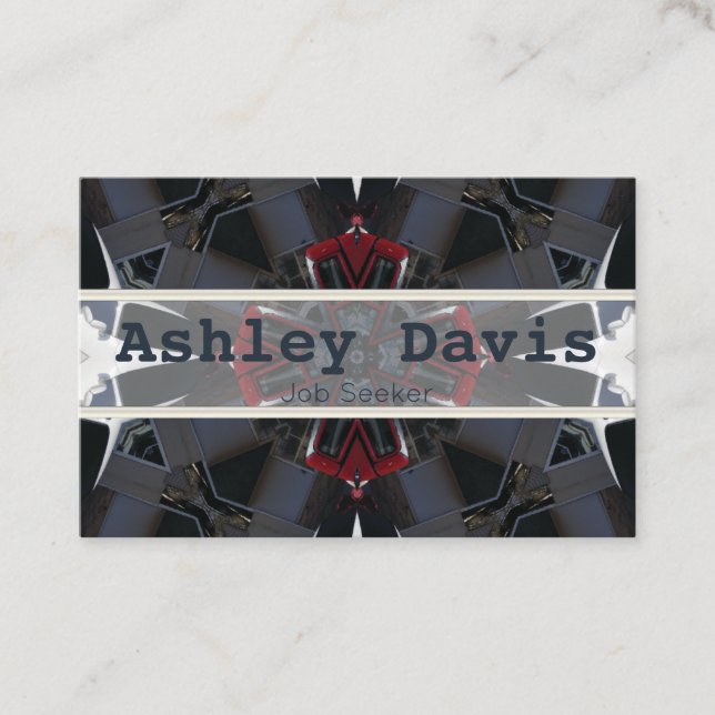 Cartões de visitas não assalariados (Frente)