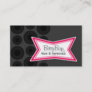 Cartões de visitas novos & melhorados de BittyBop