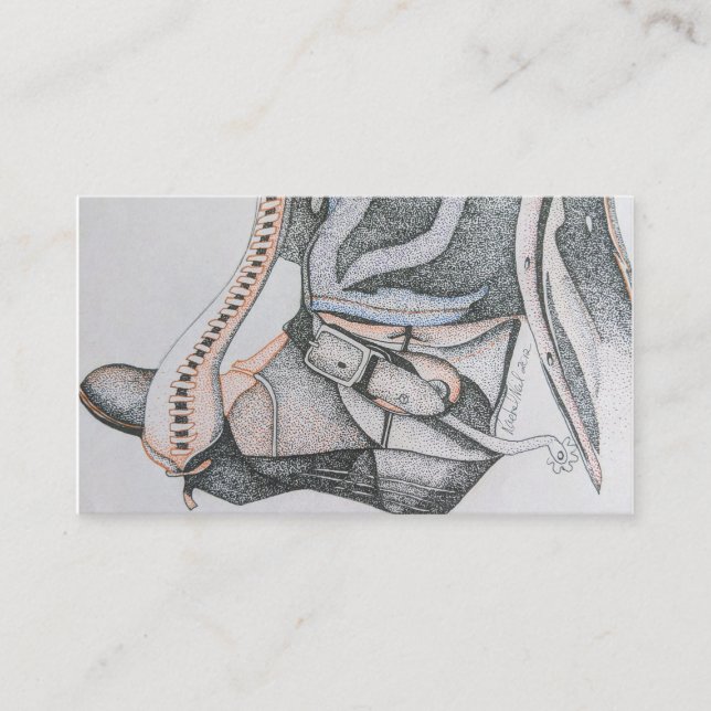 Cartões de visitas ocidentais, cartões de visitas (Frente)