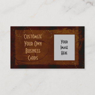 Cartões de visitas ocidentais CUSTOMIZÁVEIS do