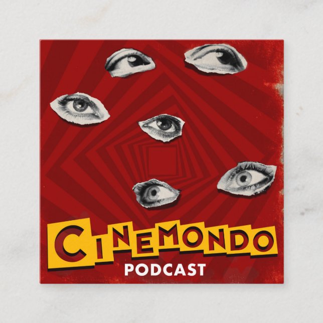 Cartões de visitas oficiais de Cinemondo (Frente)